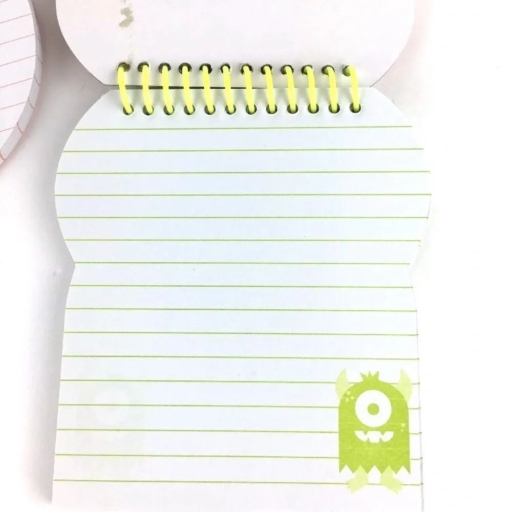 Halloween Spiral Notepads Pumpkin Skull Monster Glitter Planner Girl Accessories